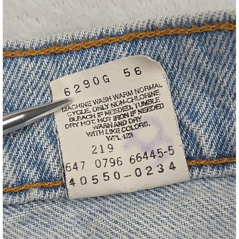 Vintage 90s Levi's 550 Jeans‎ | Orange Tab Light Wash | Relaxed Tapered | 34x34